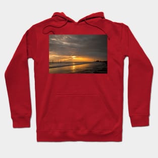 Dawn on the beach Hoodie